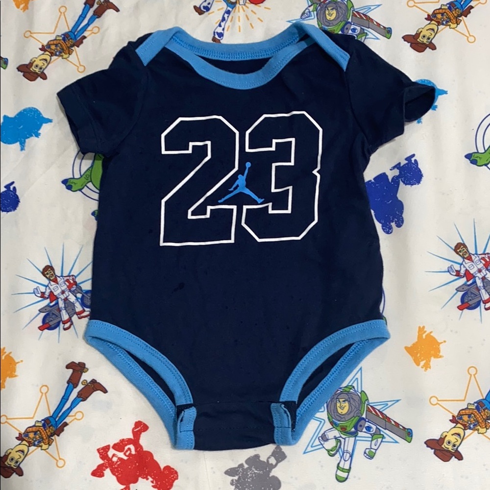 Jordan Blue Bodysuit with Sporty Number 23 Design